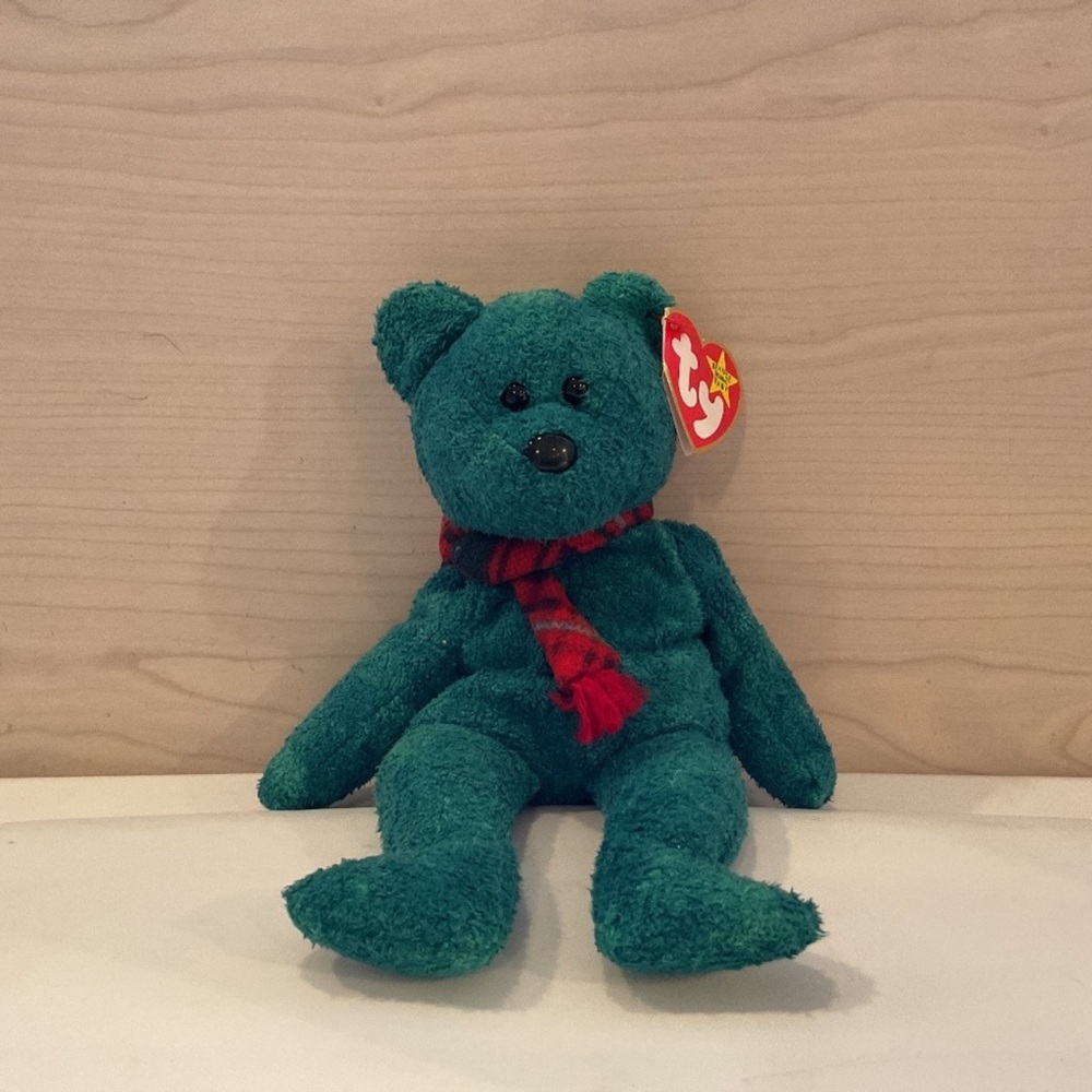 Wallace Ty rare beanie baby 1990s with tag errors